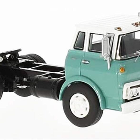 1960 Chevy COE Steel Tilt Cab Single-Axle Tractor (Turquoise/White)